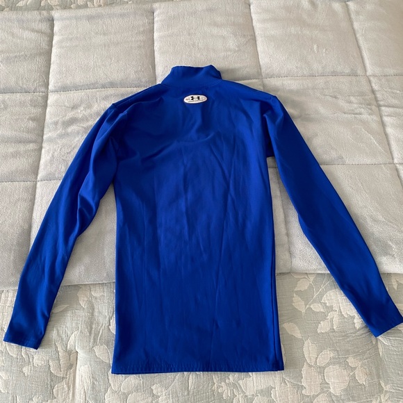 Men’s Under Armour athletic blue turtleneck layer long sleeve - Picture 7 of 7